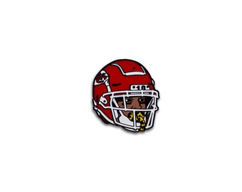 Cheetah Chiefs #10 NFL Fun Head Enamel Pin — Football Fan Gift