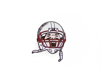 Brady Fun Head Enamel Pin