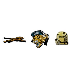 Duval DTWD Jacksonville Jaguars Florida Enamel Pin Fun Pack Gold Hard Enamel