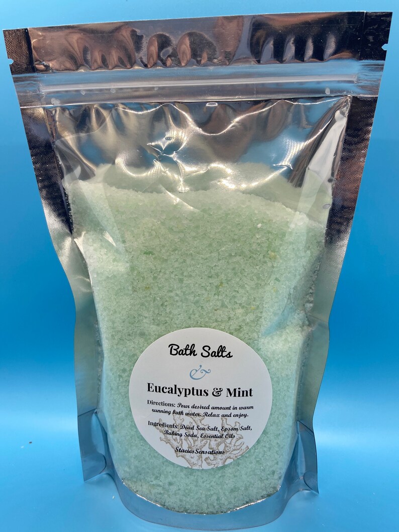 Spa Bath Salt Bath Soak Foot Soak Pink Himalayan Dead Sea Etsy