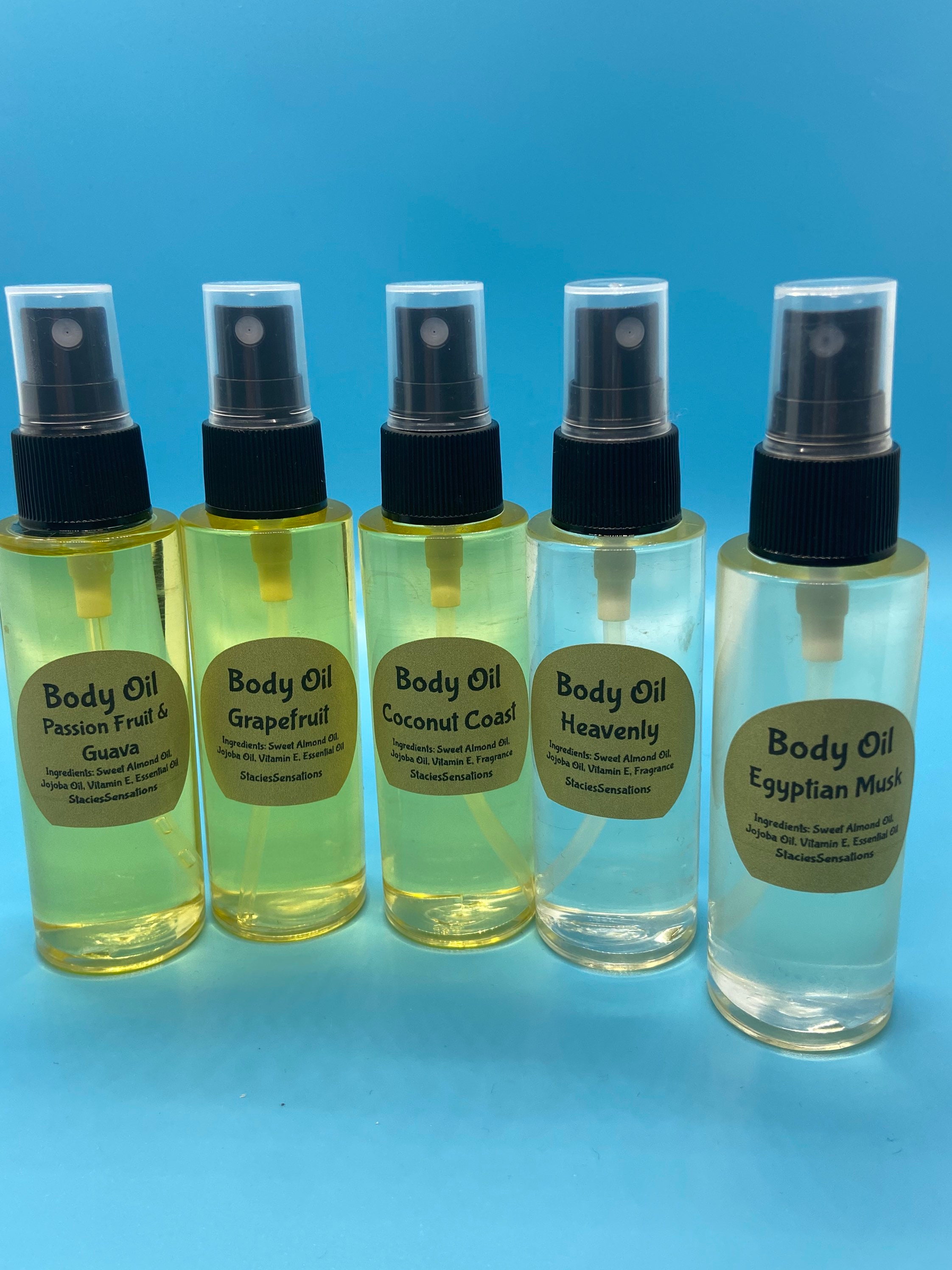 Hydrating Body Oil Pure Essential Oils/Fragrance/Scented/Sweet Etsy