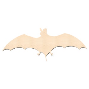 Bat Shape-Laser Cut Bat Shape-Unfinished Bat Cutout imagen 2