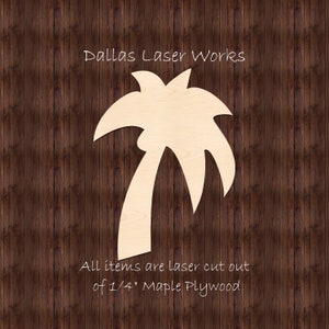 Palm Tree Shape- Wooden Palm tree Cutout