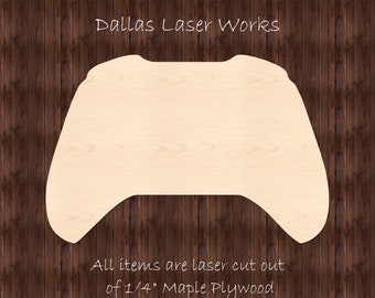 Game Controller Shape-Wooden Controller Cutout