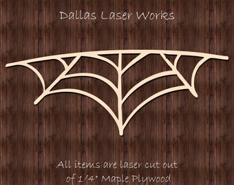 Spider Web Cutout-Laser Cut Halloween Spider Web Shape