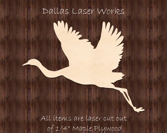 Crane Blank-Wooden Crane-Bird Shapes