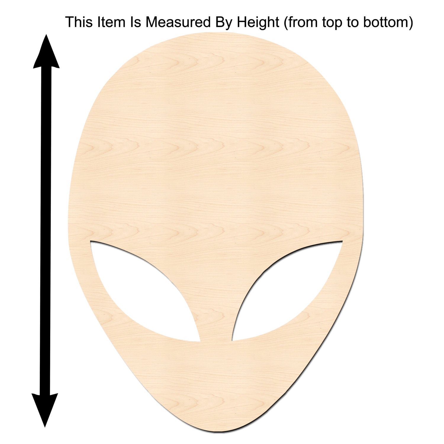 Alien-laser Cut Alien-alien Shape Unfinished - Etsy