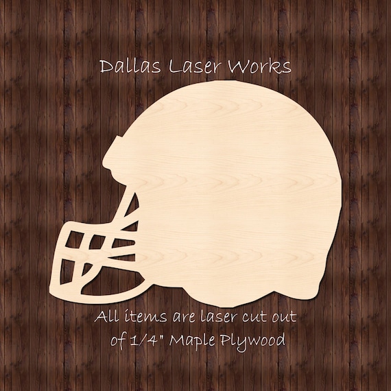 Helmet Cutout-wooden Football Helmet-helmet Blank - Etsy Helmet Cutout-wooden Football Helmet-helmet Blank - Etsy