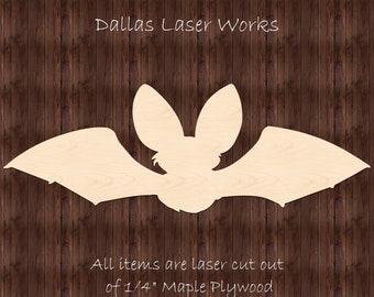 Bat-Halloween Bat-Wooden Bat Cutout