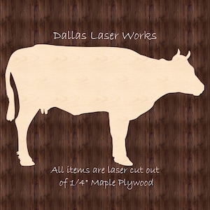 Cow Shape-Cow Blank-Laser Cut Cow