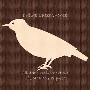 Wooden Bird Shape-Laser Cut Bird