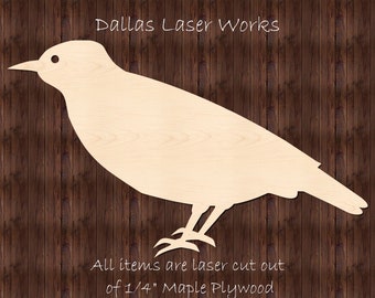 Wooden Bird Shape-Laser Cut Bird