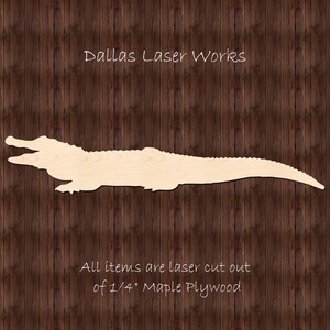Crocodile-Wooden Crocodile-Laser Cut Crocodile