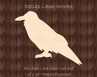 Halloween Crow Shape-Laser Cut Crow Cutout