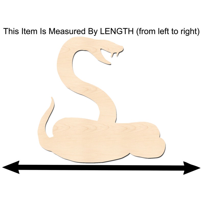 Laser Cut Wooden Snake Shape Unfinished Snake Shape Wooden Etsy