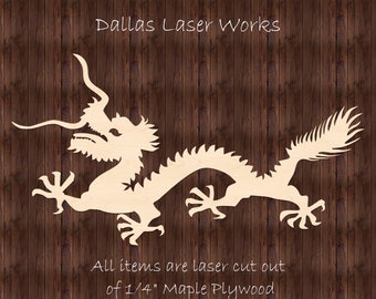 Dragon Shape- Unfinished Dragon Cutout