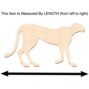 Maple Wood Cheetah Cutout- Laser Cut Cheetah- Cheetah Shape - Etsy