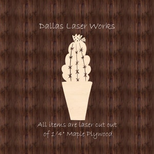 Cactus Shape Cutout- Decorative Cactus Cutouts