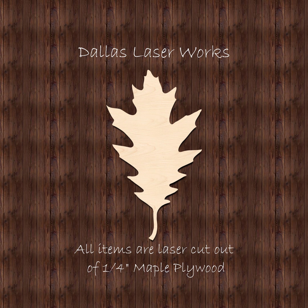 Oak Leaf Cutoutoak Leaf Shape Etsy