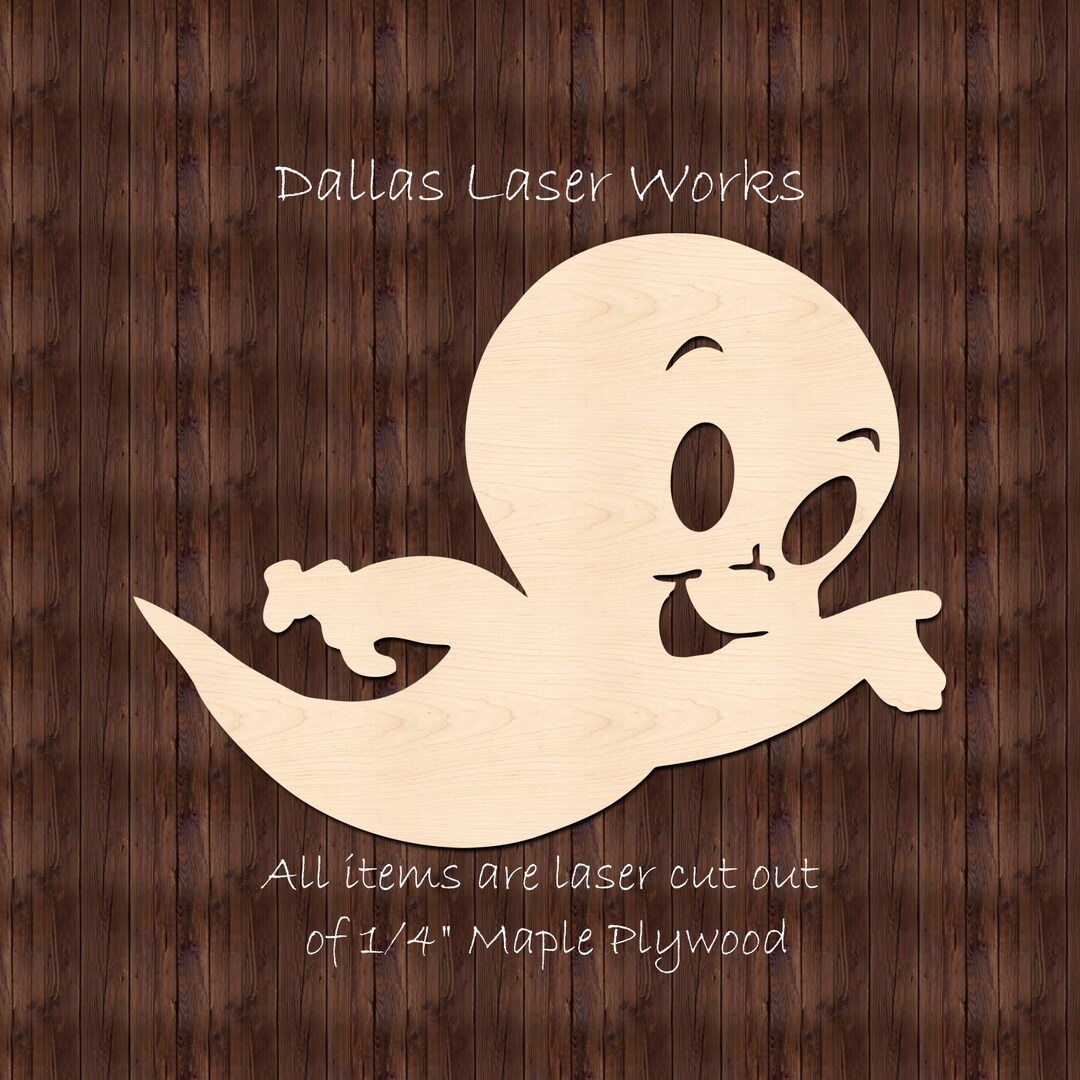 Casper Shape-wooden Casper Cutout - Etsy Casper Shape-wooden Casper Cutout - Etsy