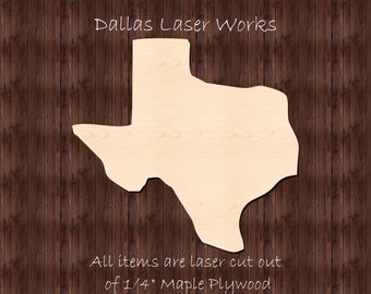 Texas Cutout-Texas Shape-Laser Cut Texas-State Shape