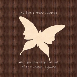 Butterfly Cutout-Wooden Butterfly Shape-Unfinished Butterfly Blank