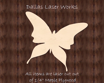 Butterfly Cutout-Wooden Butterfly Shape-Unfinished Butterfly Blank