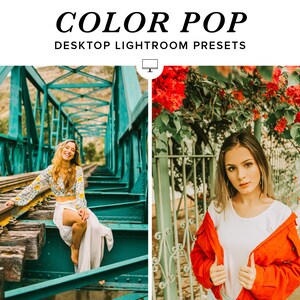 Color Pop - Desktop Presets | Lifestyle Presets | Travel Presets | Colorful Presets | Vibrant Color Presets
