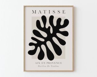 Henri Matisse Exhibition Printable Wall Art, Matisse Poster, Exhibition Poster, Matisse Print