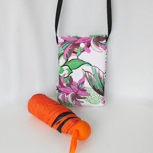 Waterproof fabric shoulder bag for umbrella