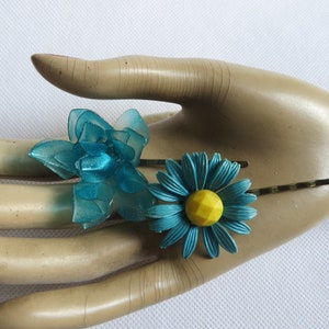 Hair accessories, 2 large hairpins/hair clips/bobby pins, Rockabella, Rockabilly, petticoat dress, 1950, 1960