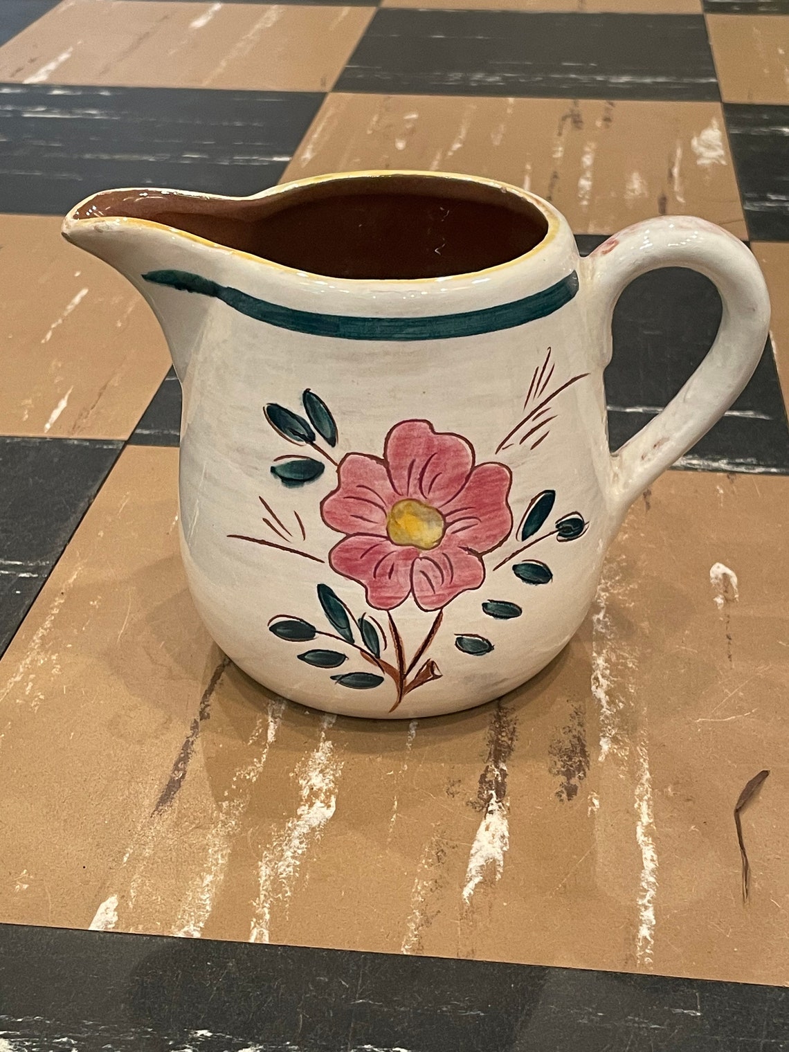 Stangl Pottery Pitcher Garden Flower Etsy