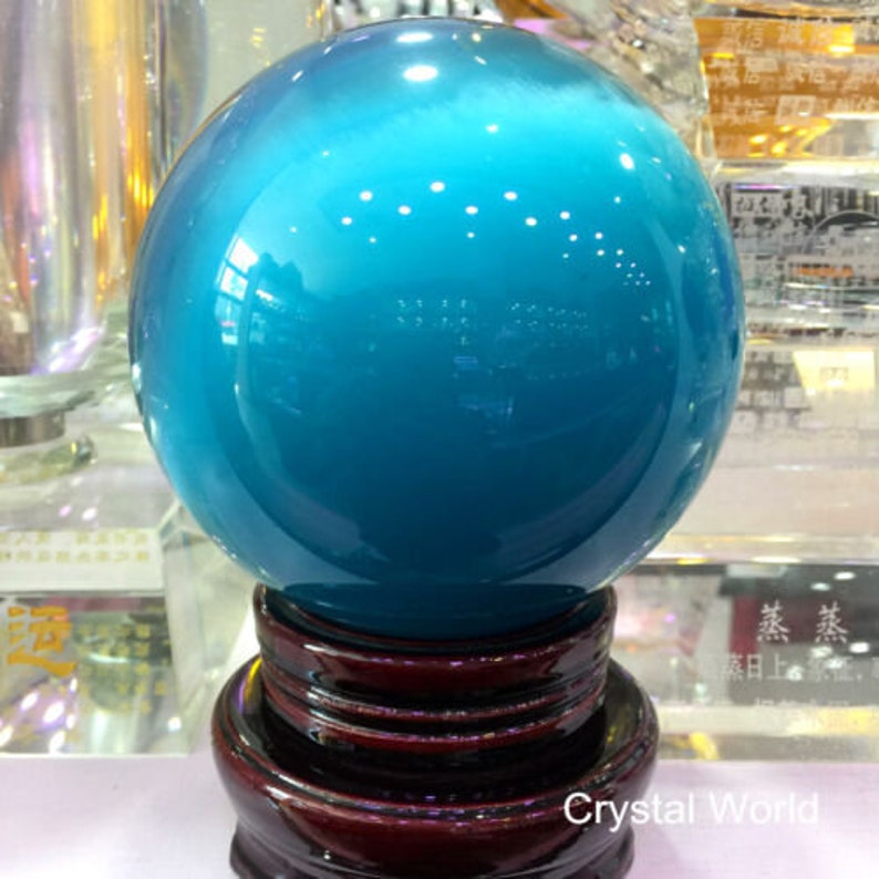 2200g 120mm Sky Blue Cat Eye Crystal Quartz Ball Sphere Etsy