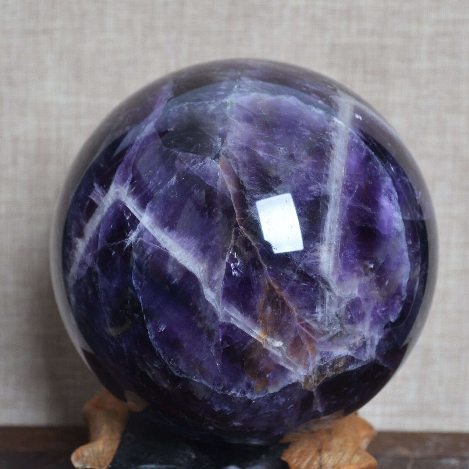 1536g Natural Dreamy Amethyst Sphere Quartz Crystal Ball | Etsy