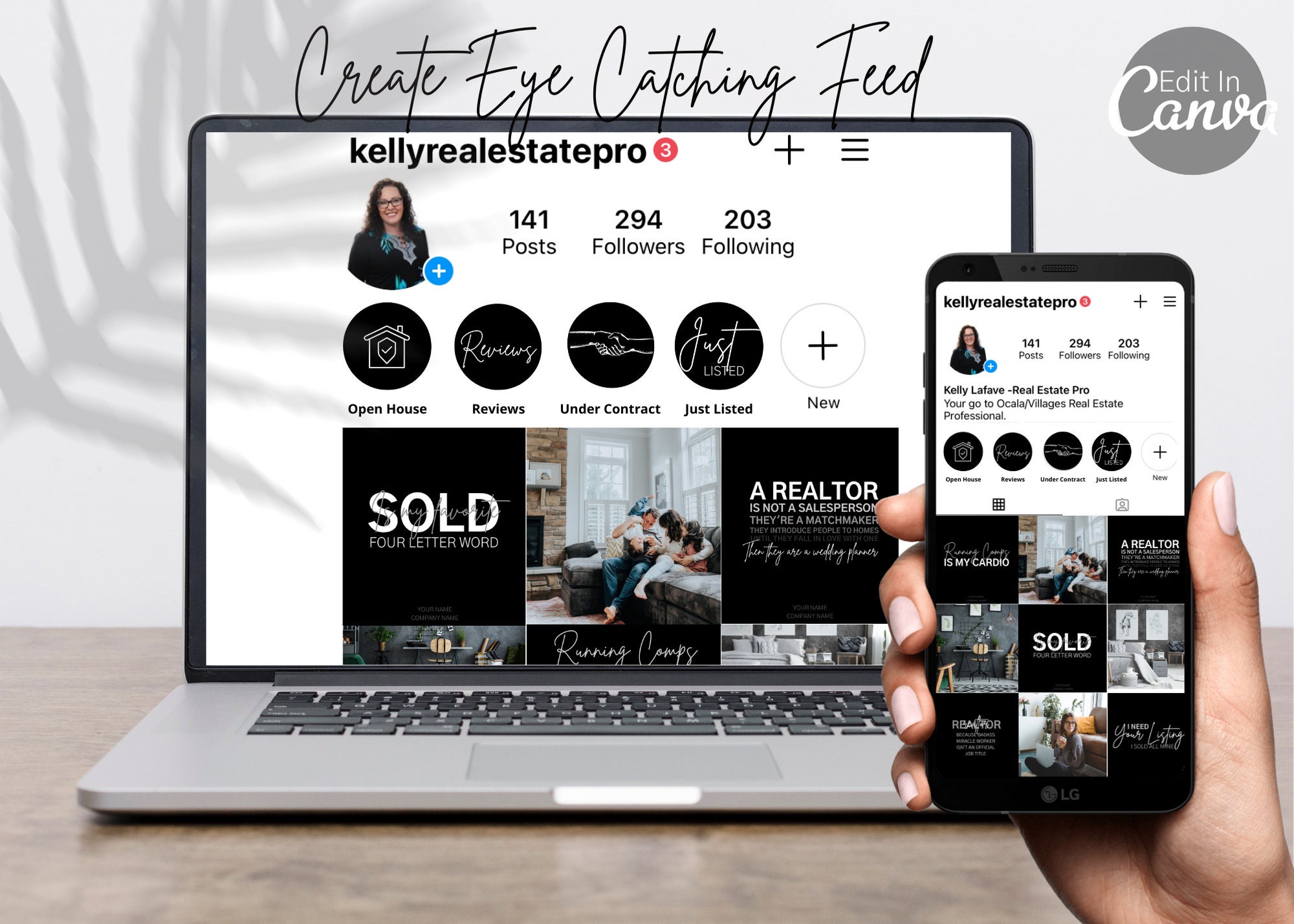 15 Funny Real Estate Instagram Posts | Black Templates | Realtor Social ...
