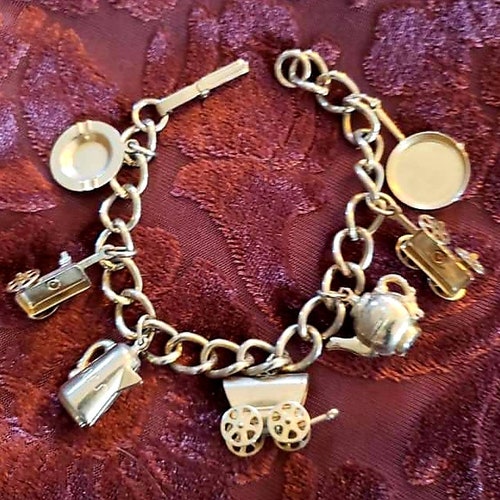 Lenora Dame Garden Party Charm Bracelet - Etsy