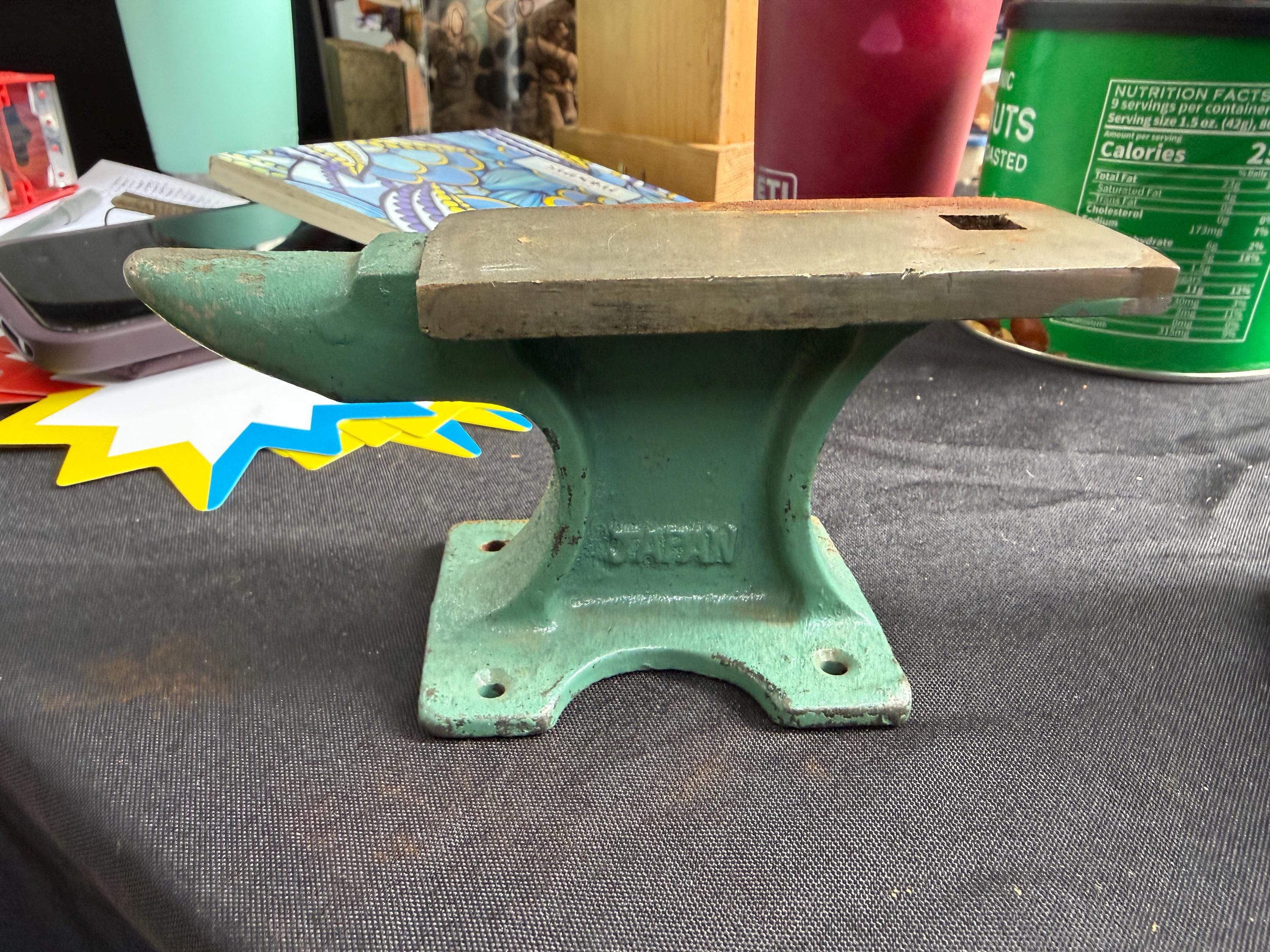 Vintage Miniature Anvil - Etsy
