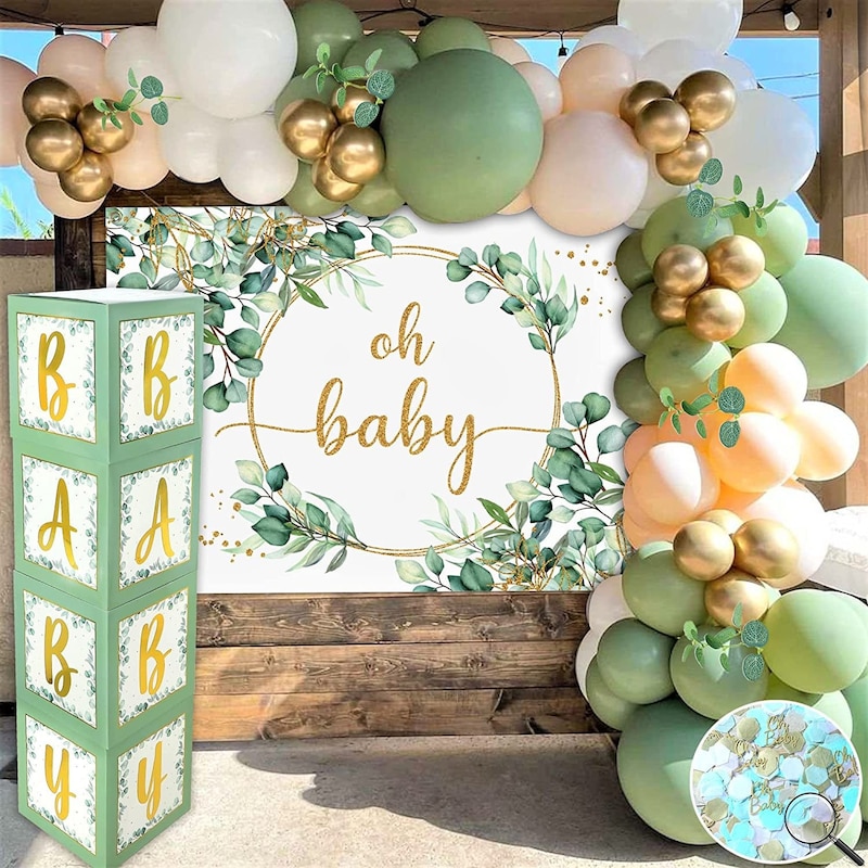 Green Baby Shower Decorations - Etsy