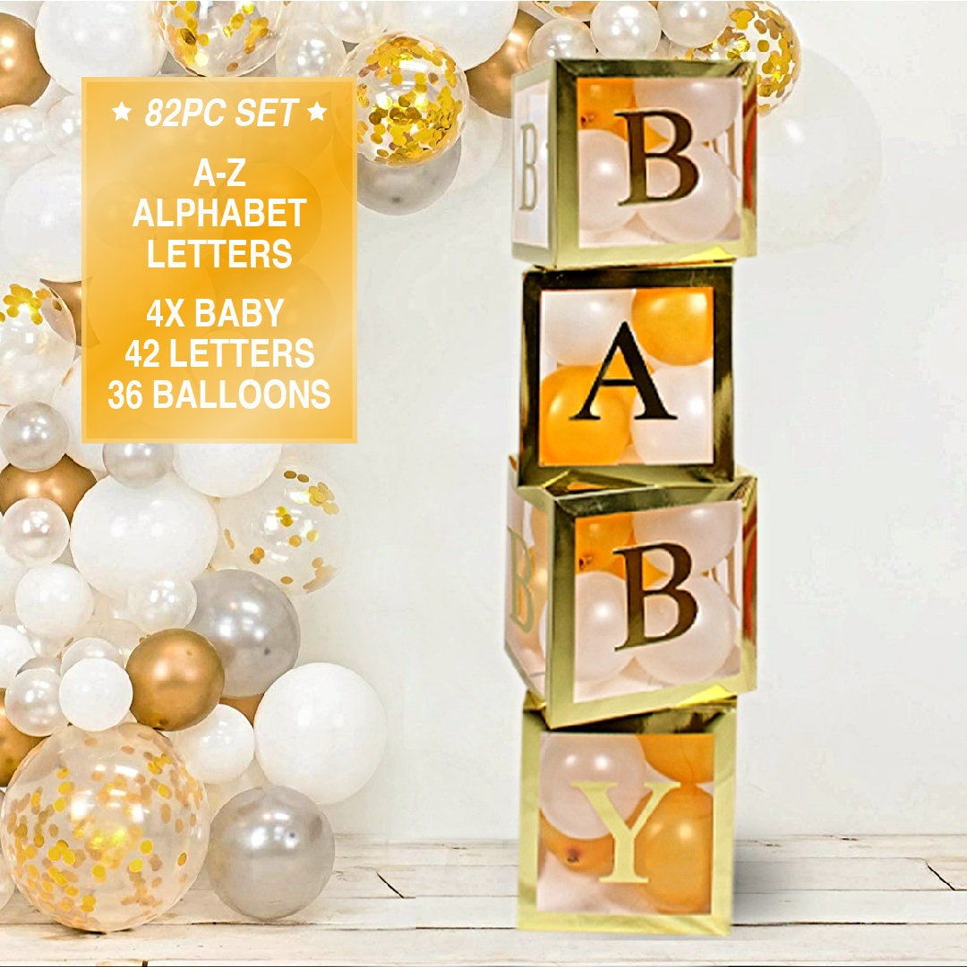  82PCS Baby Shower Decorations For Boy Kit - Jumbo