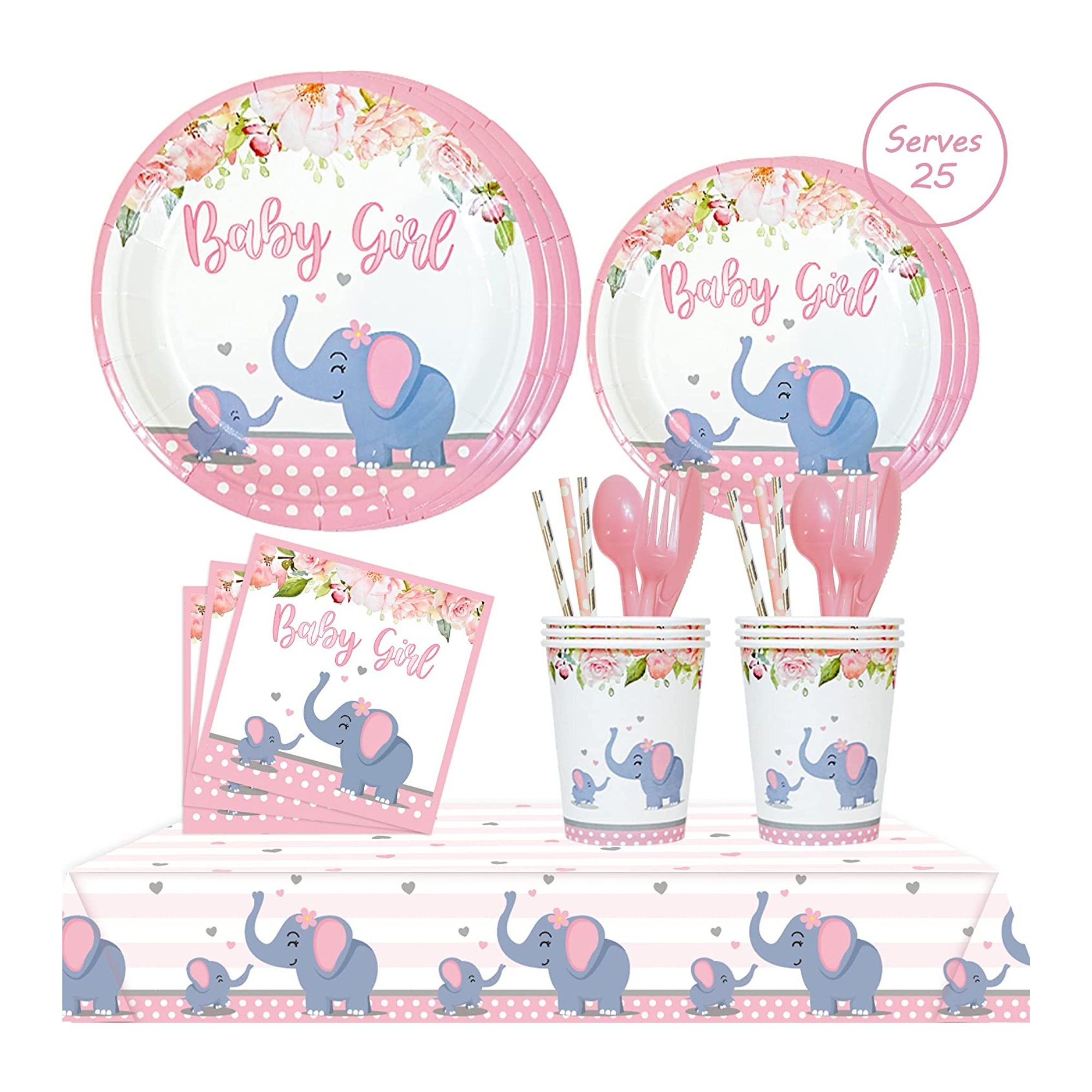 Oh Baby Small Paper Plates (Set of 8)