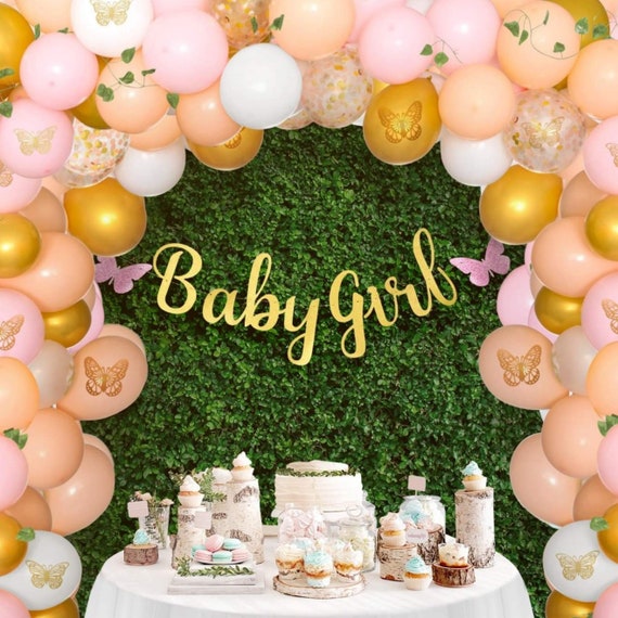 Home Decor 4 cajas transparentes con letras para baby shower