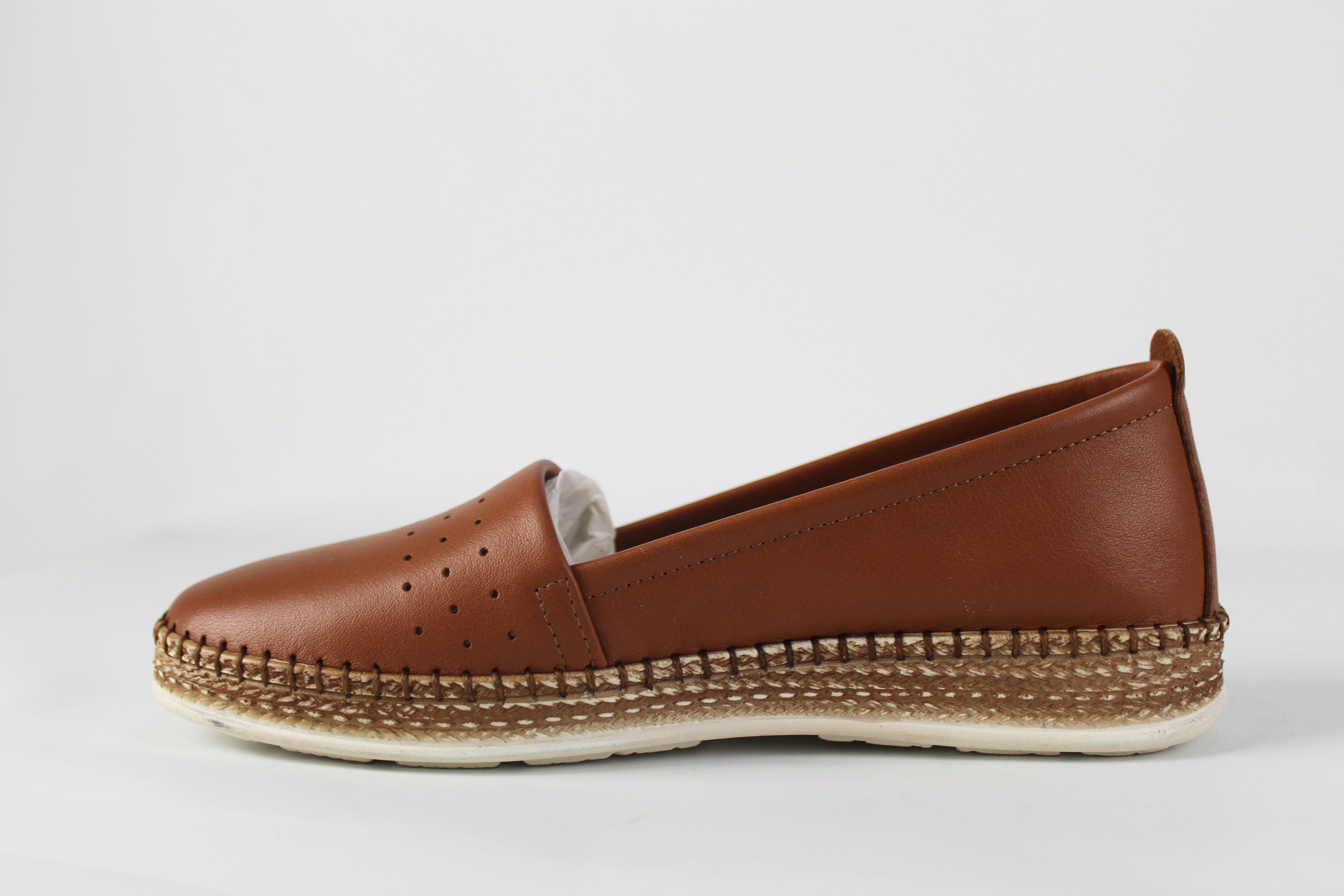 Scalar Genuine Soft Leather Espadrille Flatforms main image 0
