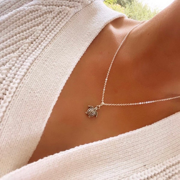 Collier Tortue d’Argent