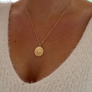 Golden Sun Necklace - Etsy UK