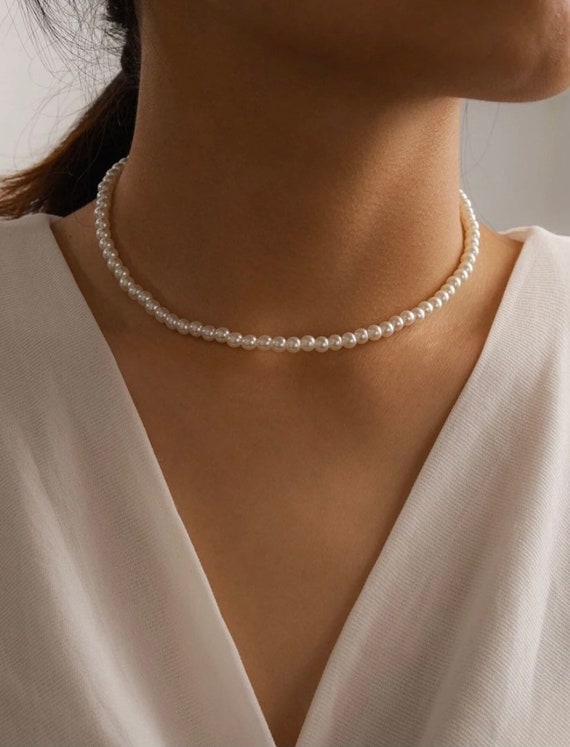Beach Pearl Necklace - Etsy
