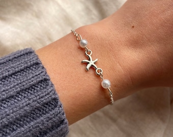 Pearl Starfish Bracelet/ Anklet