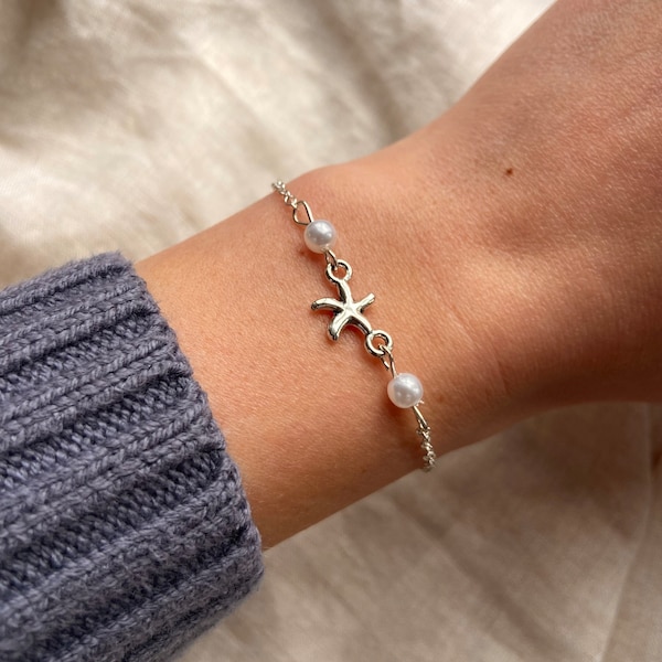 Pearl Starfish Bracelet/ Anklet