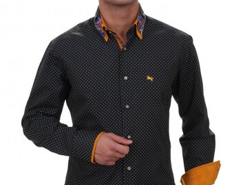 Driedubbel kraag shirt