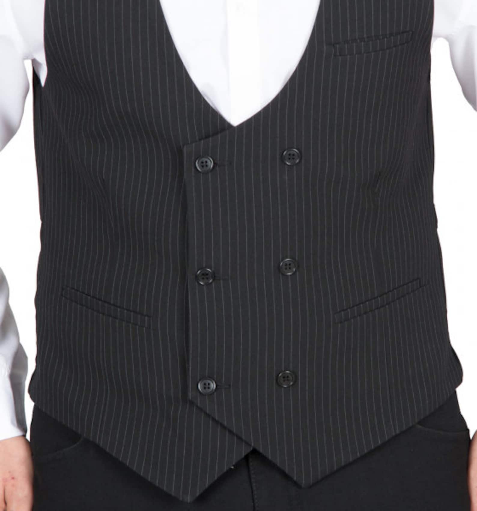 Black And White Stripe Vest main image 1