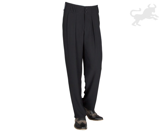 Buy Ted Baker Men Blue Pleated-Front Trousers Online - 784615 | The  Collective